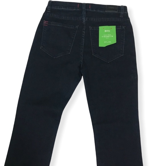 BDG Brand New Women’s Blue Beaded High Rise Cigarette Ankle Jeans Size 27 - Picture 5 of 8